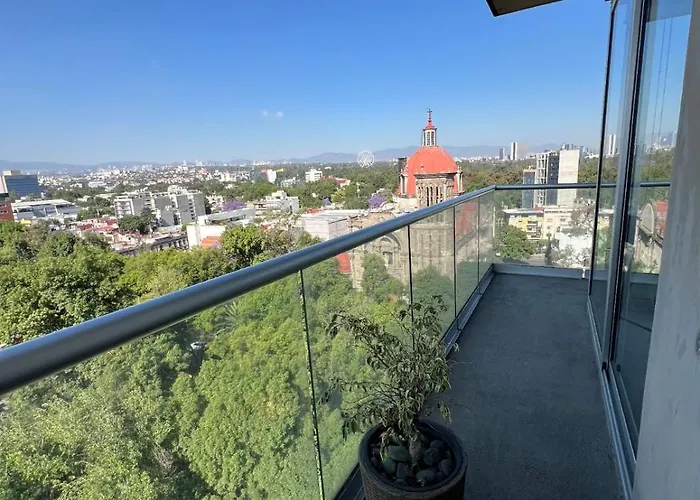Beautiful View Of Chapultepec Castle Apartment *