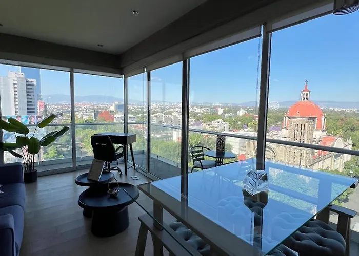 Beautiful View Of Chapultepec Castle Apartment