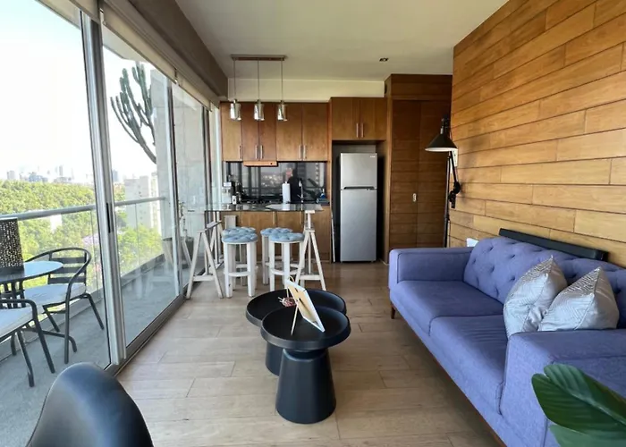 Beautiful View Of Chapultepec Castle Apartment